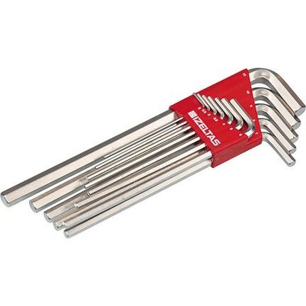 İzeltaş- Allen Anahtar Takımı Altı Köşe Uzun Boy 12 Parça