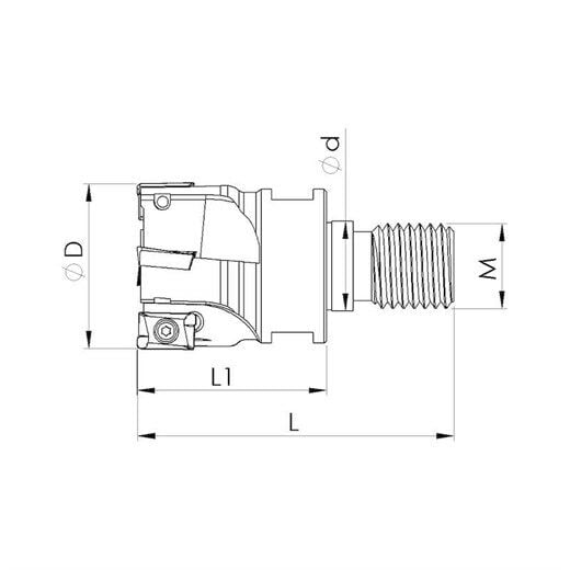 Heikenei Ap.. 1003/1604 ISO Vidalı Tarama Başlığı