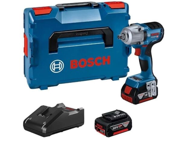Bosch GDS 18V-450 PC Tork Hafızalı Akülü Darbeli Somun Sıkma Makinası - 06019K4102