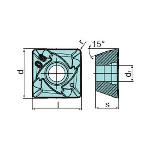 Heikenei Sdmt 1004 Karbür (Elmas) Frezeleme Ucu