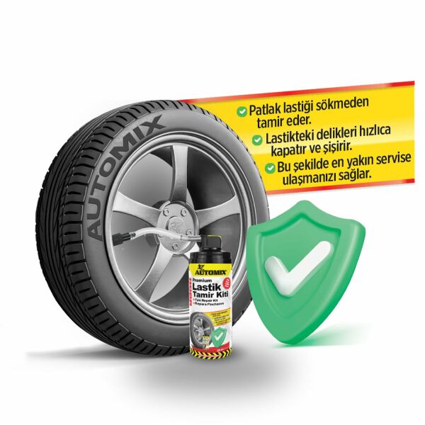 AUTOMIX Premium Lastik Tamir Spreyi 400 Ml (020.10.044931)