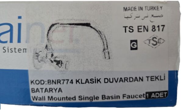 Bainer BNR774 Klasik Duvardan Tekli Batarya