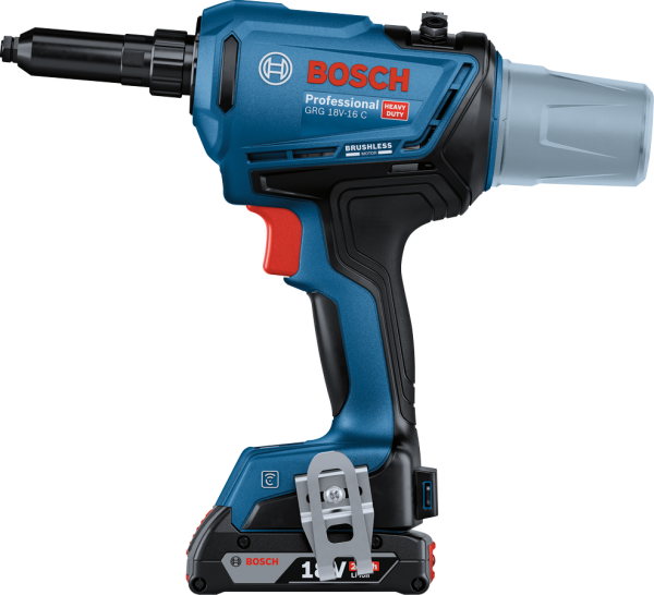 BOSCH GRG 18V-16 C Çift Akülü Perçin Tabancası 18 Volt