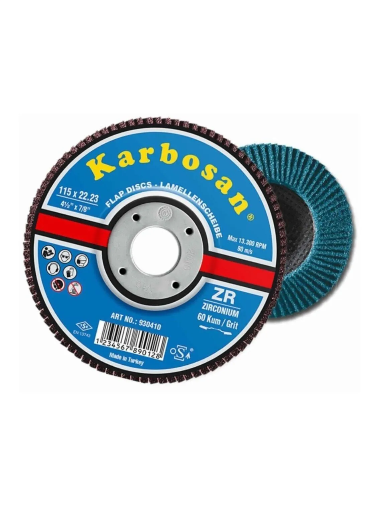 ZXR11 Comfort Line ZR Flap Disk- Konik 115mm 80  Kum