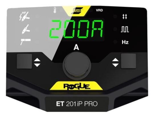 ESAB Rogue ET 201 IP PRO Pulse'lı Çanta Argon - Tig Kaynak Makinası 200 Amper