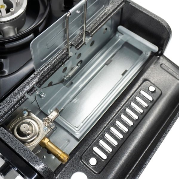 ROX Camping Portatif Kamp Ocağı GRİ - 2 Adet Rox Gaz Kartuş HEDİYELİ