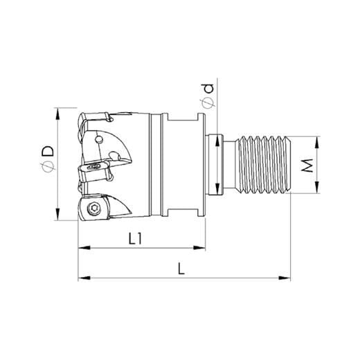 Heikenei Blmp 0603 Tgtc Vidalı Tarama Başlığı
