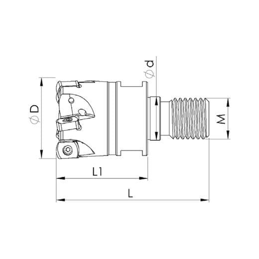 Heikenei Blmp 0603 Tgtc Vidalı Tarama Başlığı