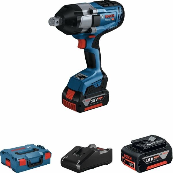 Bosch GDS 18V-1050 H Akülü Darbeli Somun Sıkma 2 Akü 5.0 Ah L-Boxx - 06019J8522