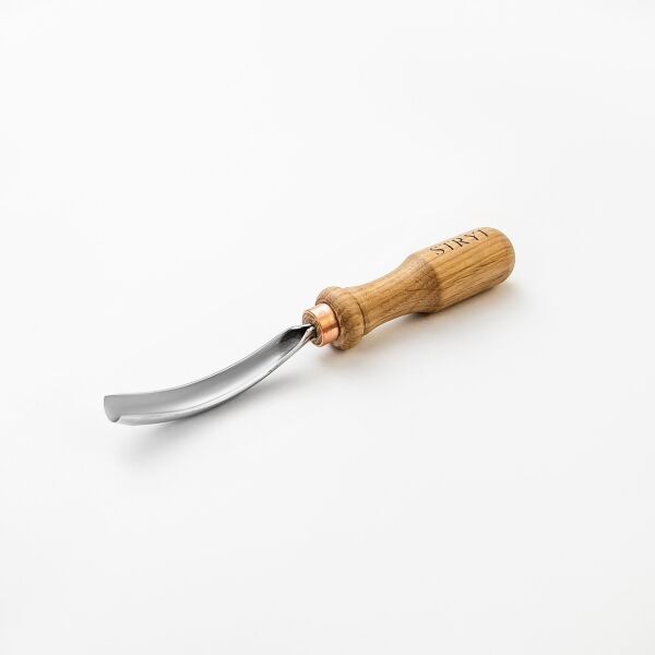 STRYI 110915 Bükülmüş Derin Oluklu Ahşap Oyma Iskarpelası 15 mm