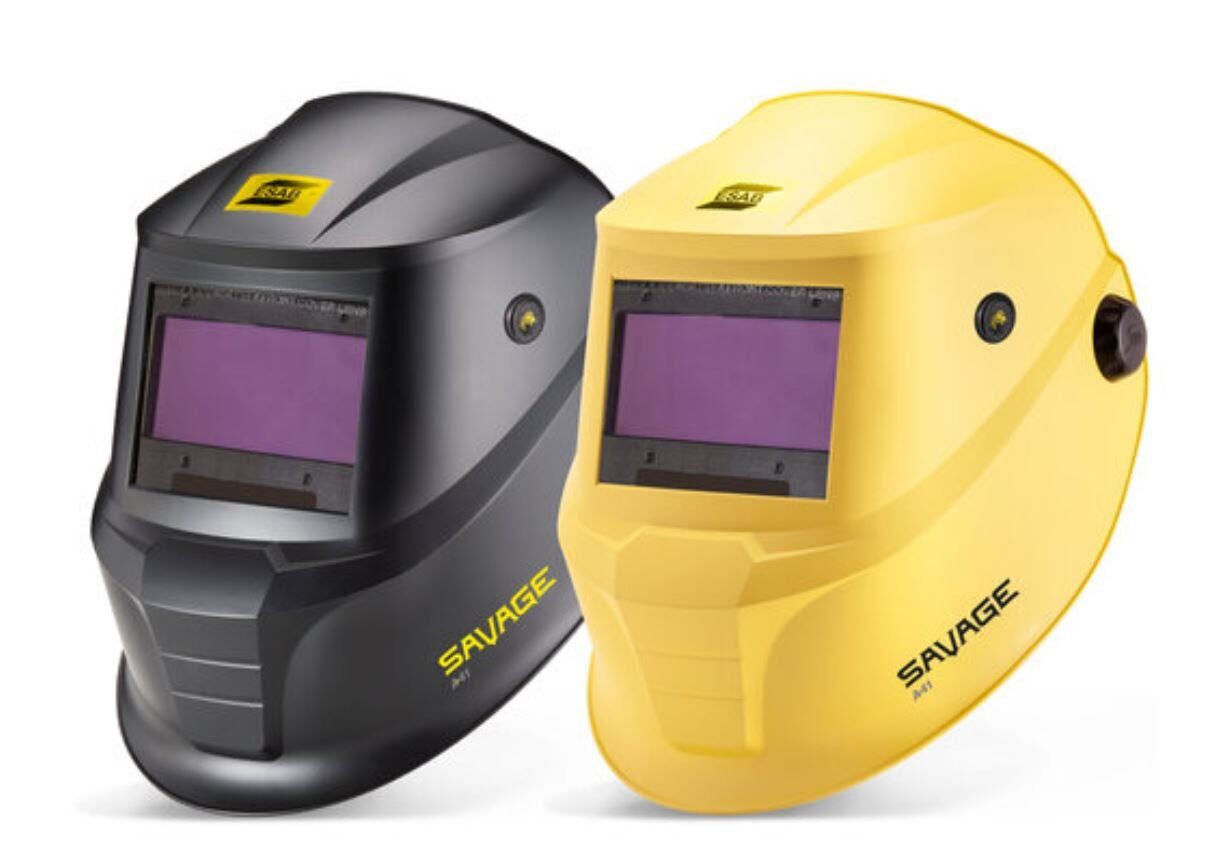 ESAB SAVAGE A41 Colormatik Kaynak Baş Maskesi Sarı
