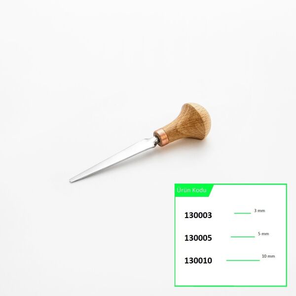 STRYI 130003 Düz Tip Ahşap Oyma Iskarpelası 3 mm
