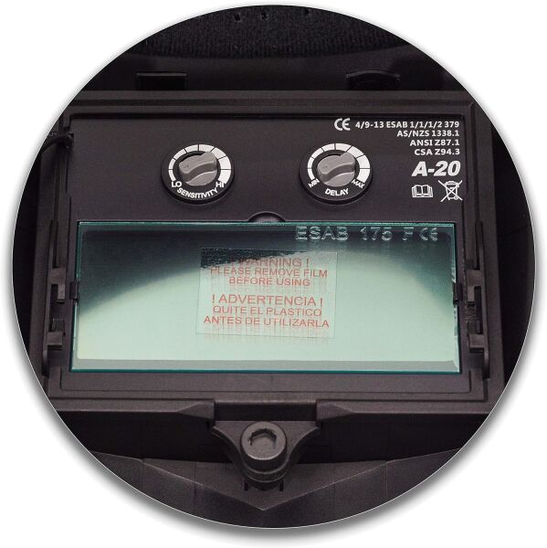 ESAB Swarm A20 Colormatik Kaynak Baş Maskesi Siyah