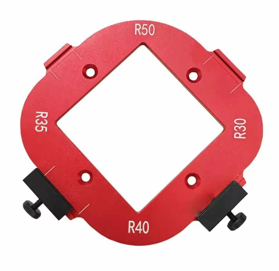 ROX WOOD Ahşap Radyus - Köşe Yuvarlama Şablonu Aluminyum Gövdeli Freze Makinaları için (153ROX0282)