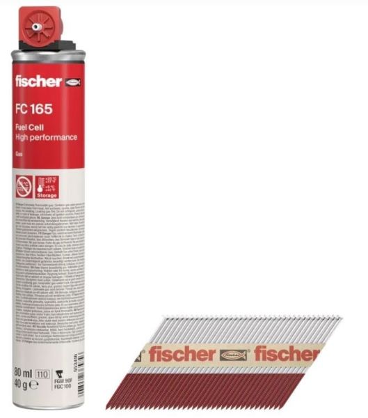 FISCHER FGW 90 için 34° Ahşap Çivisi Havalı Ve Gazlı Çivi Çakma Tabancalarına Uyumlu (Ölçü Seçiniz)