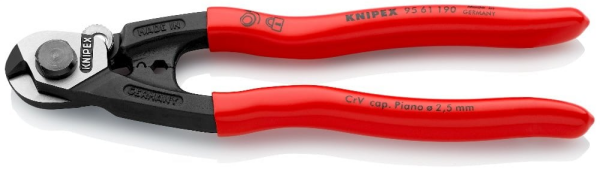 KNIPEX Çelik Tel Makası 190 mm 9561190