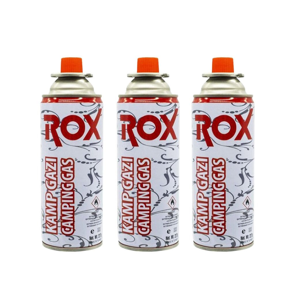 Rox Kamp Ocak Gazı Valfli Kartuş 3 Adet