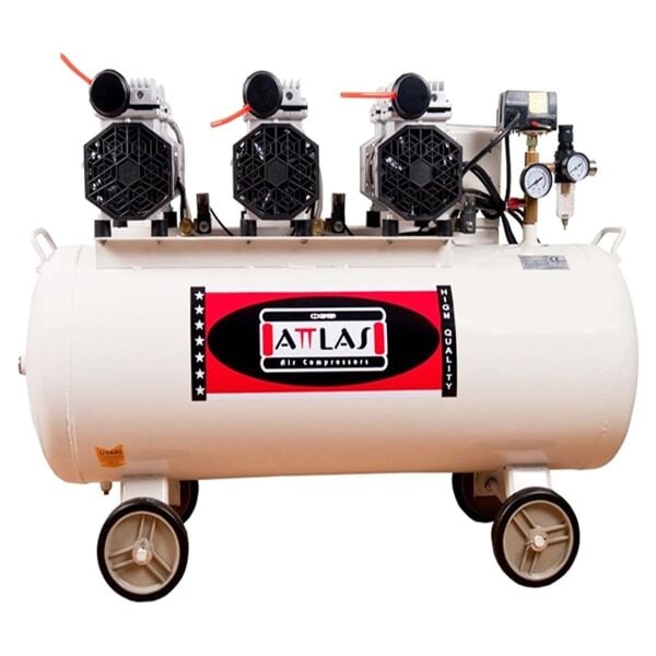 Attlas SC 20100 Sessiz Monofaze Kompresör 100 Lt 3.0 HP - A0302027