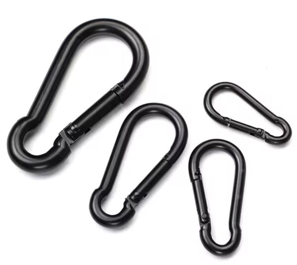 MEGPRO Boyalı Metal Kancalı Yaylı Karabina - Anahtarlık 7 mm