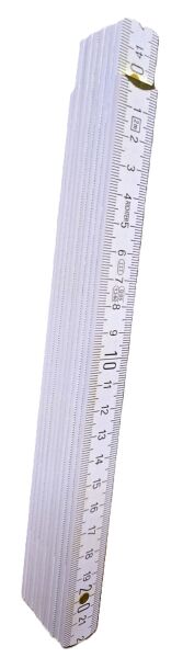 Richter Ağaç-ahşap Kırma/Katlanır Metre 2 Mt - Beyaz