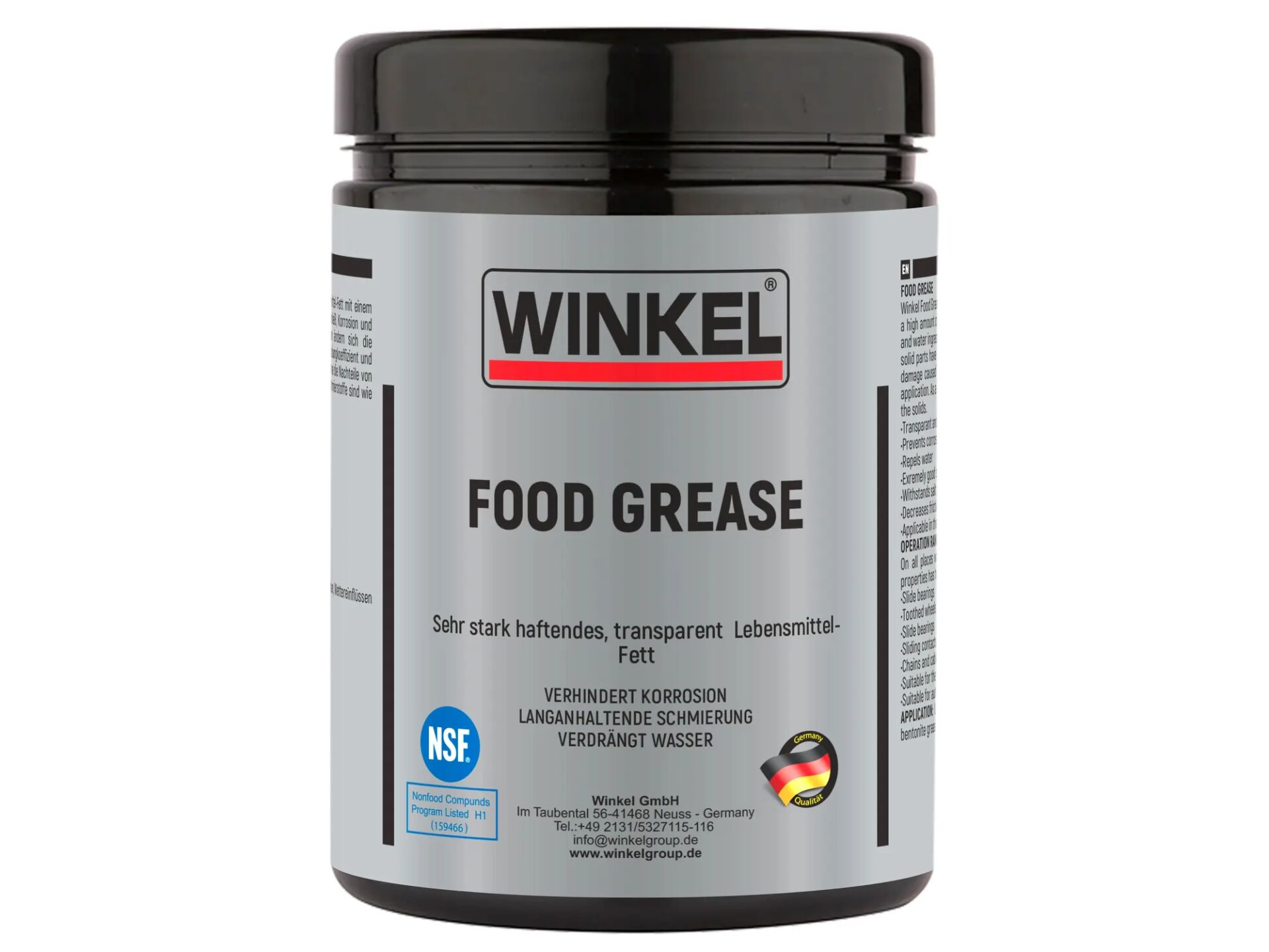 WINKEL 150204 Genel Amaçlı Gıda Gres Yağı - Food Grease 1 kg