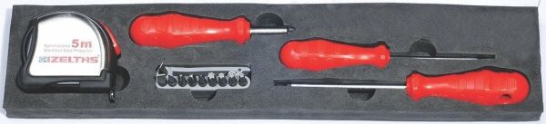 İzeltaş- Mekanikçi Takım Çantası 5 Gözlü 62 Parça