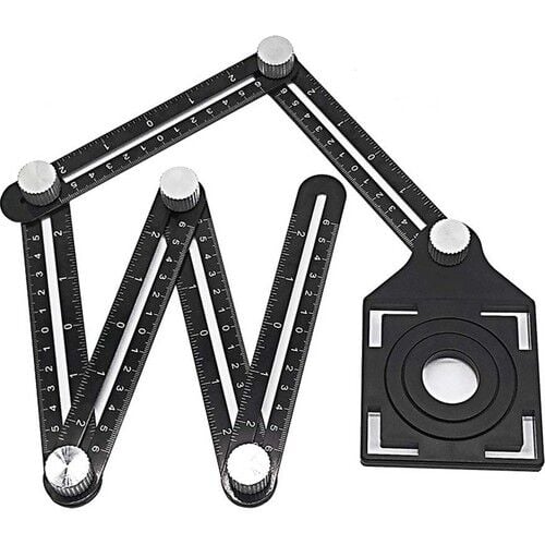 Nexon 5328 Fonksiyonlu Aluminyum Şablon Cetveli