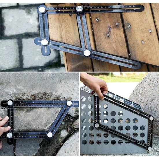 Nexon 5328 Fonksiyonlu Aluminyum Şablon Cetveli