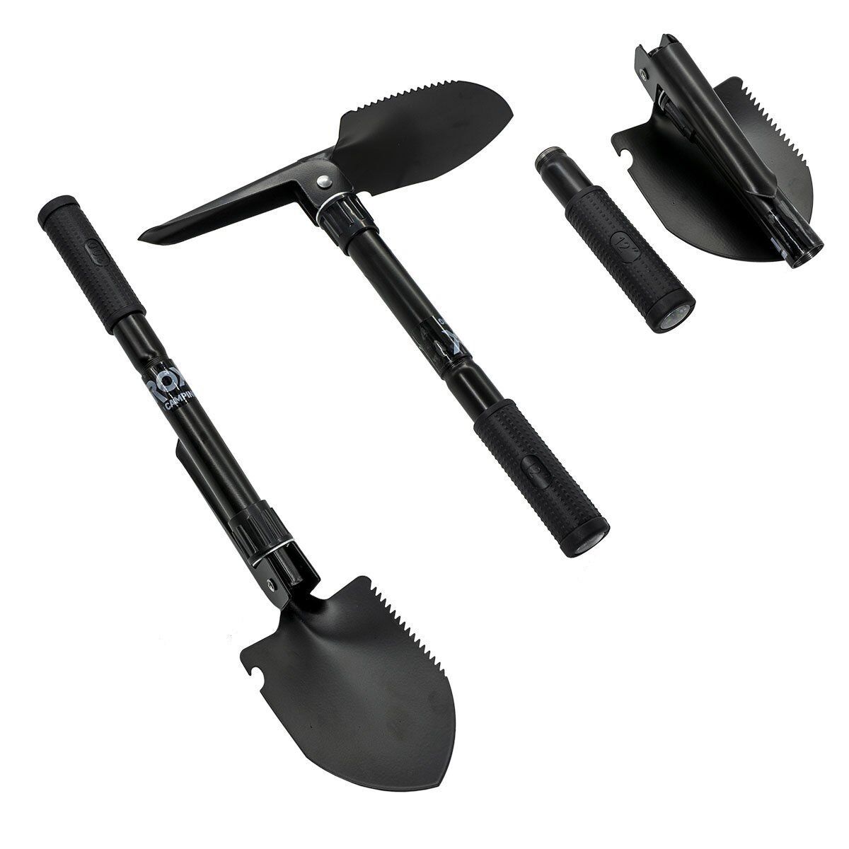 ROX Camping Pusulalı Katlanır Kamp Küreği 42 cm (153CAMP0106)