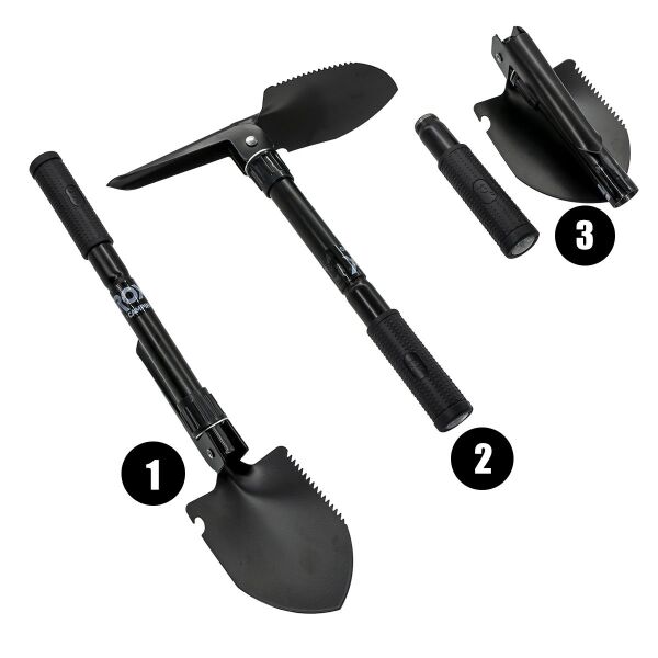 ROX Camping Pusulalı Katlanır Kamp Küreği 42 cm (153CAMP0106)