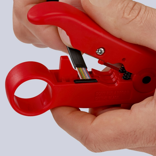KNIPEX Koaksiyel - Cat -  Veri Kabloları Soyma Sıyırma Aletib (166006)