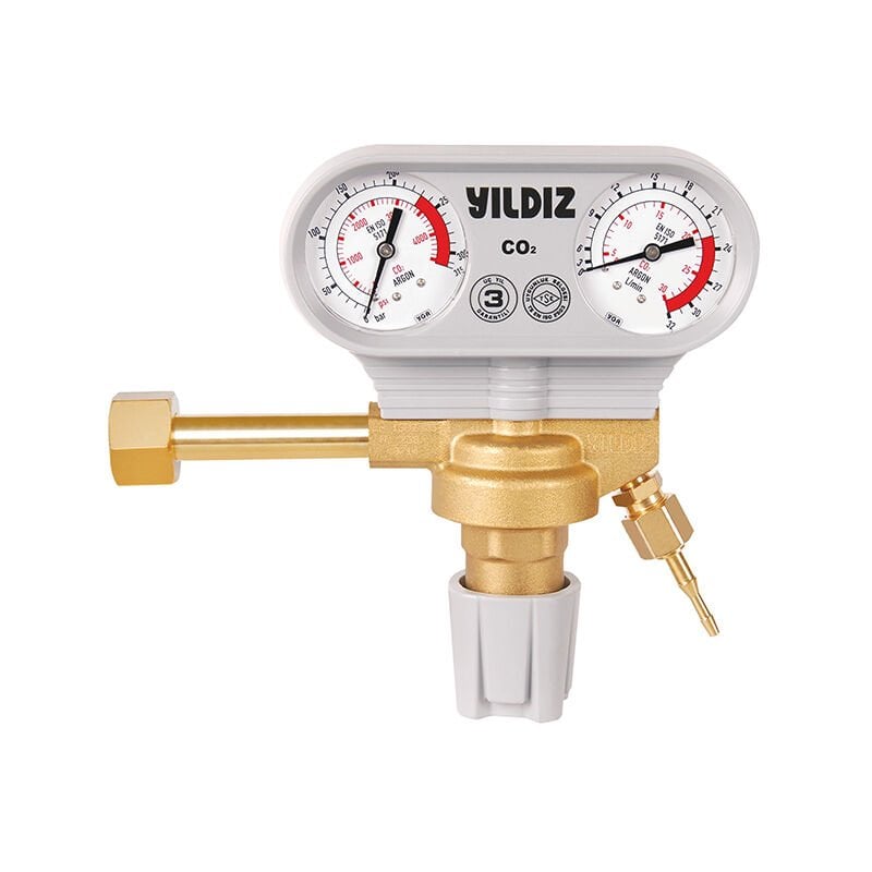 Yıldız 5350S Basınç Düşürücü Manometreli 1/14 CO2