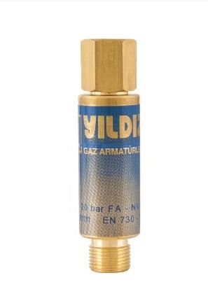 Yıldız 1030 Alev Emniyet Valfi Basınç Düşürücü İçin Oksijen