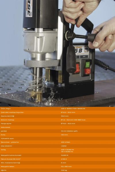 Alfra RB 35B Elektromanyetik Matkap