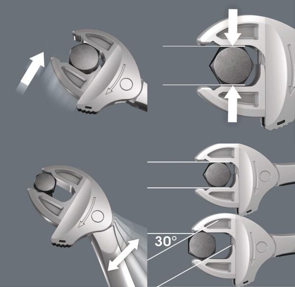 WERA 6004 Joker M Otomatik Kurbağacık 13-16 mm (05020103001)