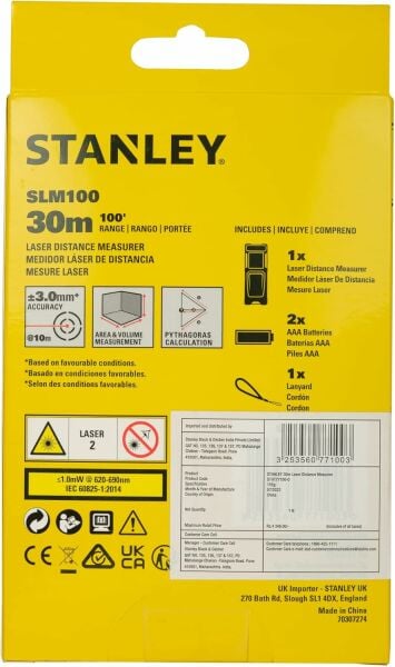 Stanley STHT77100-0 30M Lazer Metre