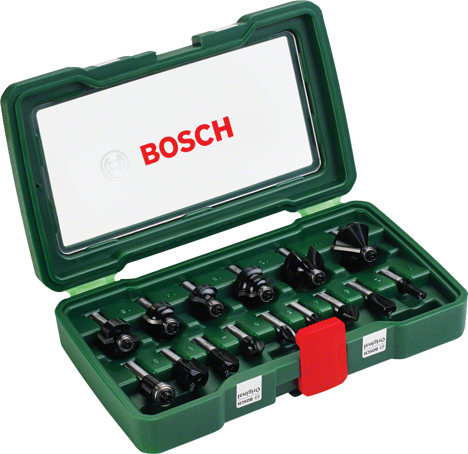 BOSCH 8 mm Ahşap Freze Uç Seti 15 Parça (2607019469)