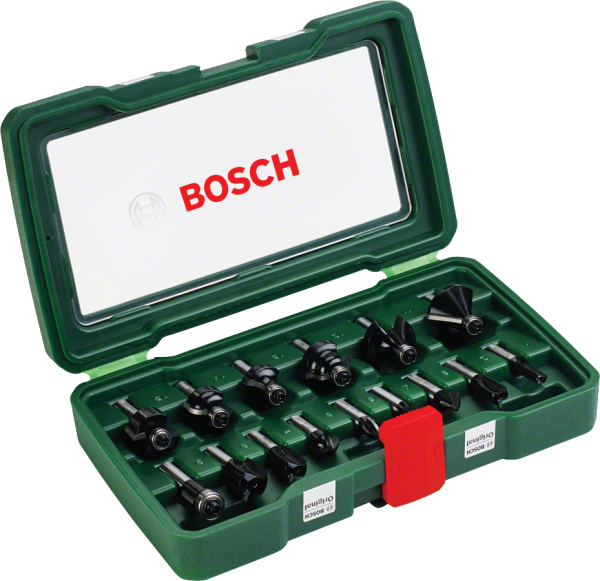 BOSCH 8 mm Ahşap Freze Uç Seti 15 Parça (2607019469)