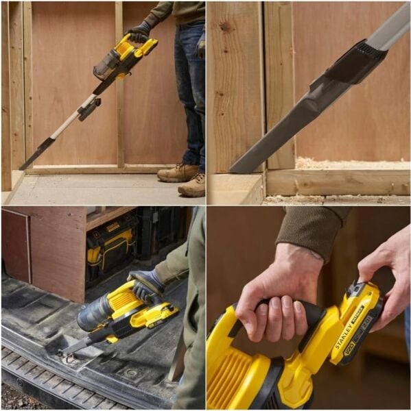 Stanley Fatmax V20 SFMCVS001D1 Şarjlı Dikey Süpürge