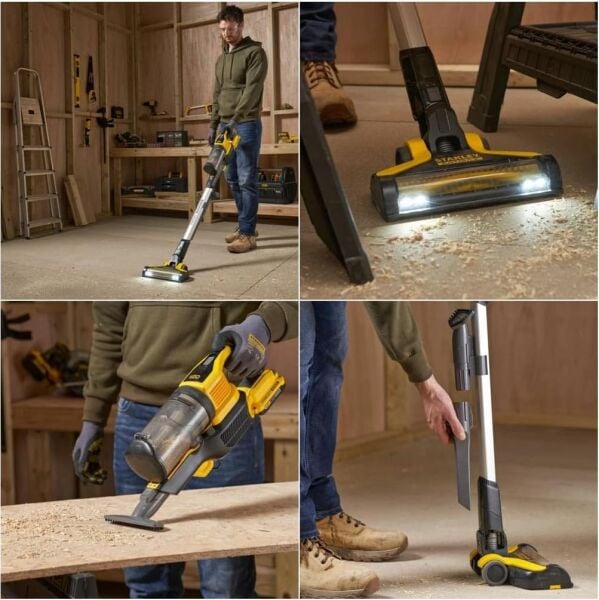 Stanley Fatmax V20 SFMCVS001D1 Şarjlı Dikey Süpürge