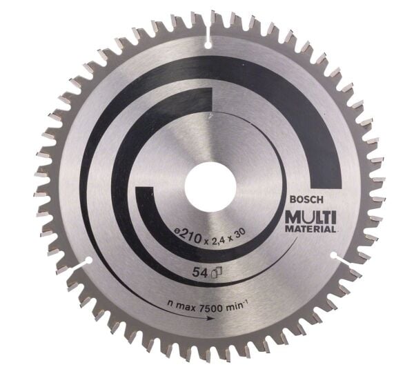 BOSCH PRO MultiMaterial 210x30x2,8 mm 54 Diş Elmas Daire Testere Bıçağı
