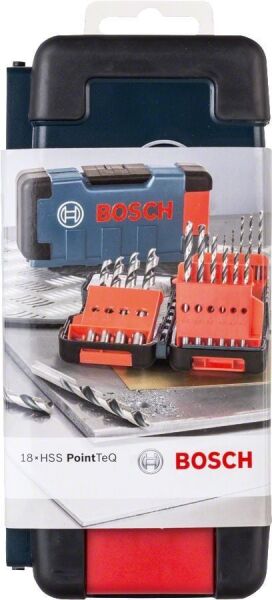 Bosch HSS PointTeQ Metal Matkap Ucu Seti 18 Parça - 2608577350