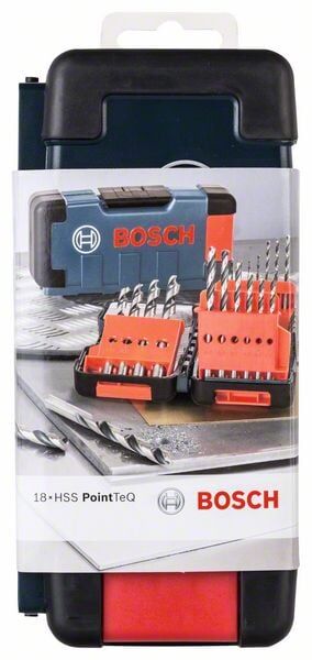 BOSCH HSS PointTeQ Metal Matkap Ucu Seti 18 Parça 2608577350
