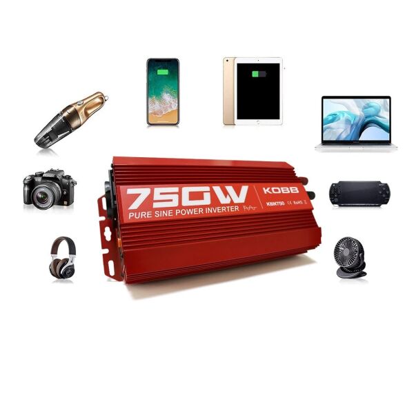 KOBB KBN750 Araç İçi Inverter Dönüştürücü 12V/220V 750 Watt