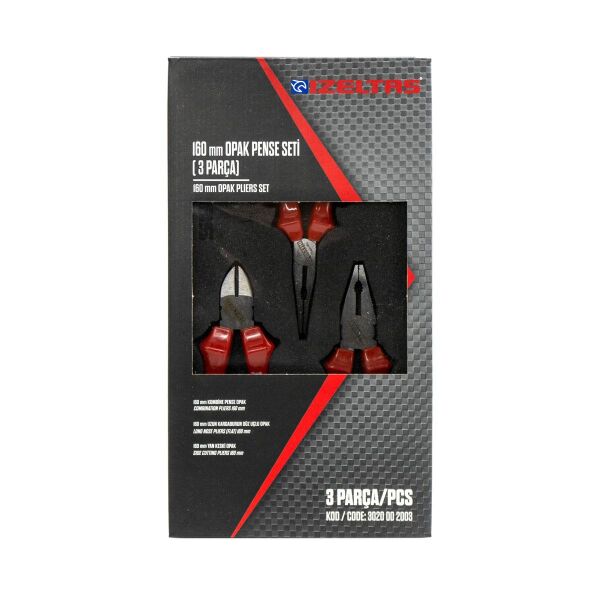 İzeltaş- 160 Mm Opak Seti ( 3 Parça )
