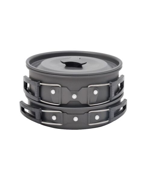 NURGAZ NG 200-TTC Kamp İçin Tencere ve Çaydanlık Seti