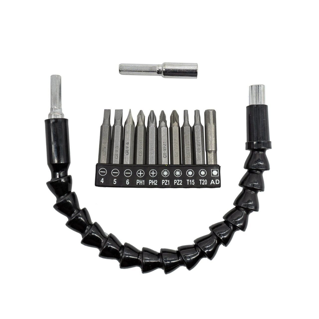 NEXON 5069 Esnek Bükülebilir Vidalama Adaptörü Seti 12 Parça