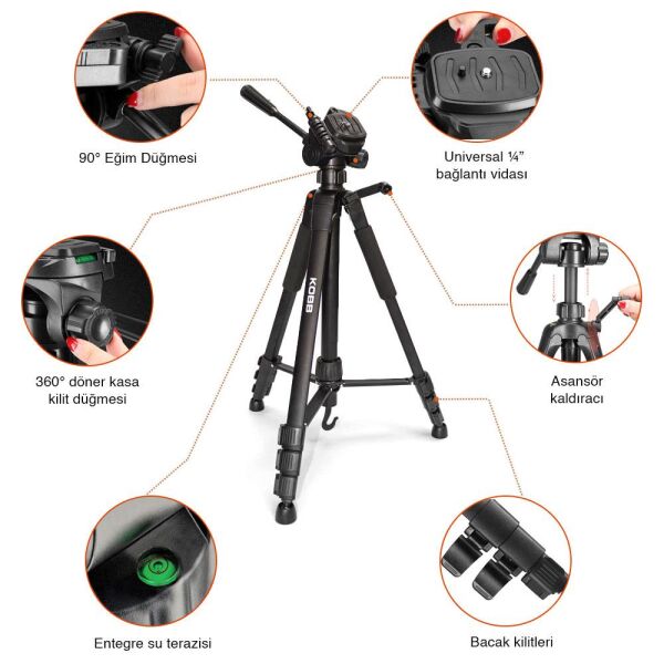 KOBB KBL20T Tripod Sehpa 160 cm