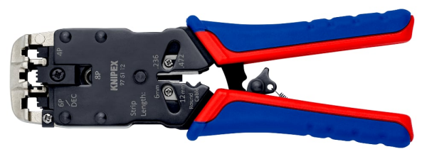 KNIPEX Telefon Bağlantı Pensi Jak Sıkmak İçin (975112)