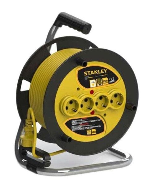 STANLEY ST-E-2515 Makaralı Ara Kablo 3x1.5 mm 25 Metre